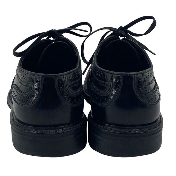 To Boot New York Adam Derrick Black Leather Brogue Cap Toe Oxfords Shoes Mens 9 - Picture 2 of 11